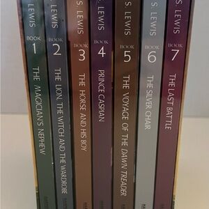 The Chronicles of Narnia Box Set by C.S. Lewis- 7 Volumes. Original Sealed Pkg